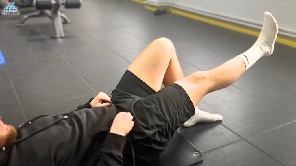 Straight leg raise for MCL rehab