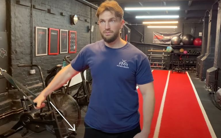 Lat pull down for AC joint rehab